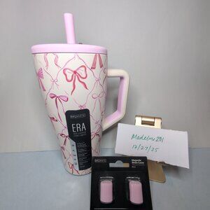 30oz BRÜMATE ERA — BOWS — NWT + Matching Straw Covers – Sold Out